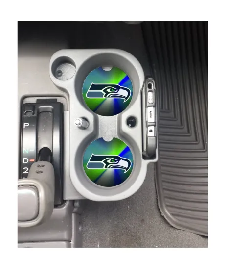 Discover Seattle Seahawks Car Coasters