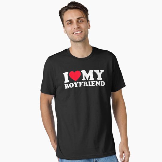 Discover I Love My Boyfriend Shirt I Heart My Boyfriend Shirt BF Essential T-Shirt