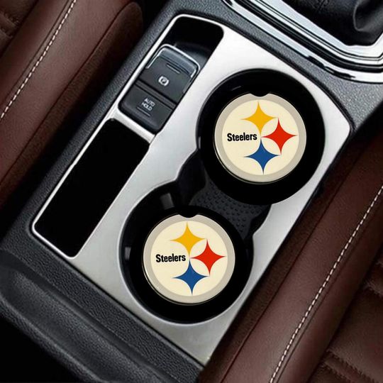Pittsburgh Steeler Car Coasters  Ceramic Absorbent Drink Coasters