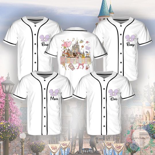 Discover Disneyland The Original Baseball Jersey, Mickey Disney Jersey, Mickey And Friends Baseball Jsersey, Disney Family Tee.
