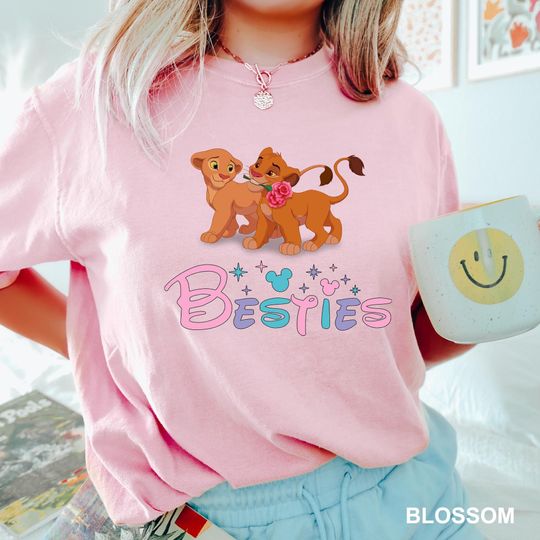 Discover lion king besties, disney besties shirt, minnie and daisy shirt, simba and nala shirt, disney best friend shirt, disney family shirts,130876