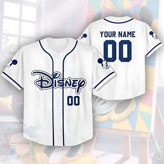 Discover Disney Mickey Baseball Jersey, Mickey Disney Jersey, Mickey Birthday Jersey.