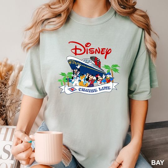 Discover Disney Cruise Line Shirt, Mickey and Friends Let's Cruise shirt, Family Disney Shirt, Custom Disney Cruise Line Shirt, Disney Shirt, 131219