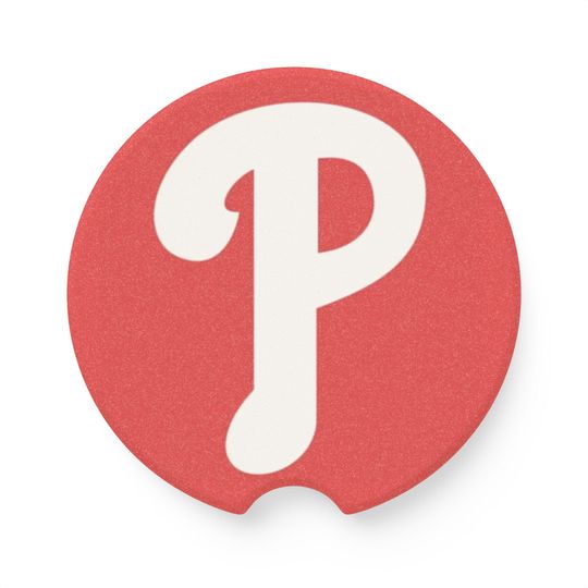 Discover Phillies Car Coaster - Soapstone Baseball Fan Gift