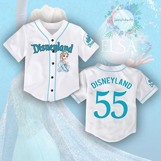 Discover Disney Princess Elsa Jersey, Elsa Princess, Elsa Jersey, Disneyland Shirt, Magical Castle Jersey, Disney Kids Jersey, Disney Princess.
