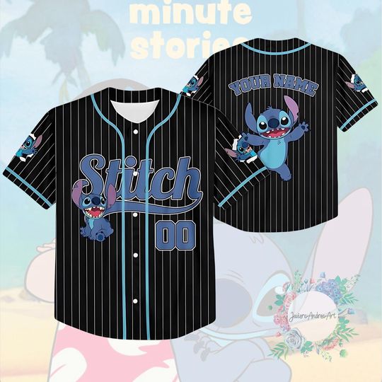 Discover Disney Stitch Baseball Jersey, Stitch And Lilo, Stitch Jersey, Disney Character, Stitch Birthday Kid Adult Jersey.