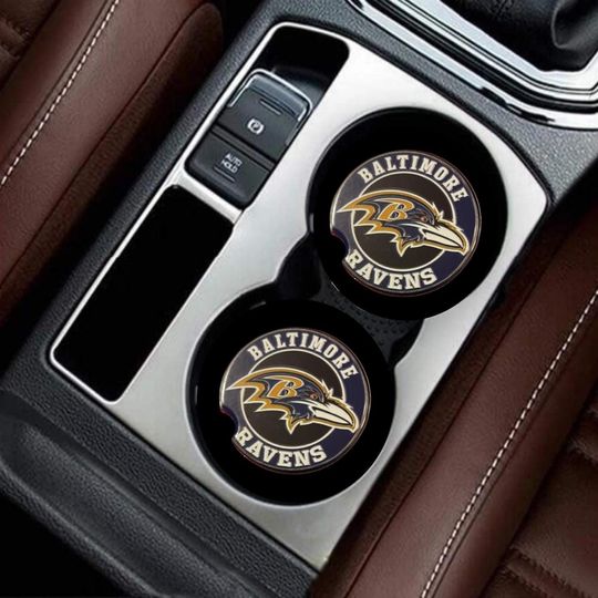 Discover Baltimore Ravens Car Coasters, Absorbent Ceramic
