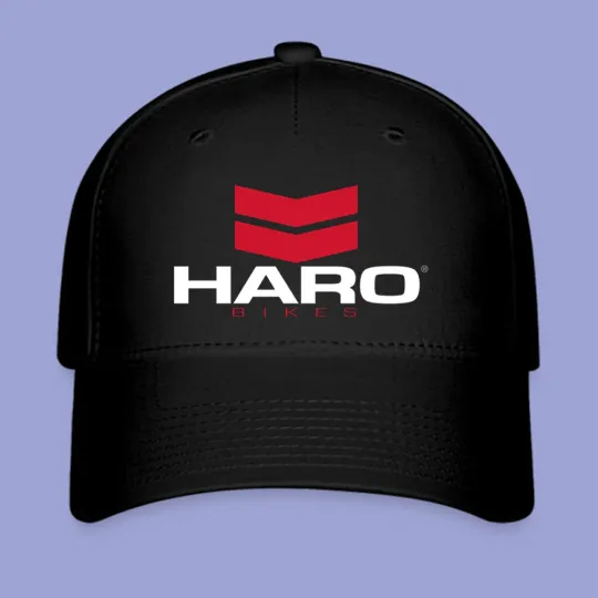 Discover Haro Bikes Bicycle Black Twill Cap Baseball Hat