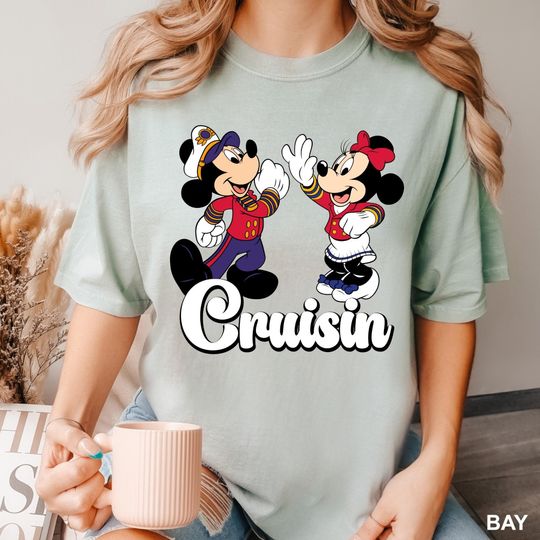 Discover Disney Mickey And Minnie Cruise Shirt, Comfort Colors Shirt, Disney Mickey And Minnie Shirt