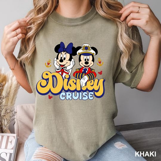 Discover Disney Mickey And Minnie Cruise Shirt, Comfort Colors Disney Shirt