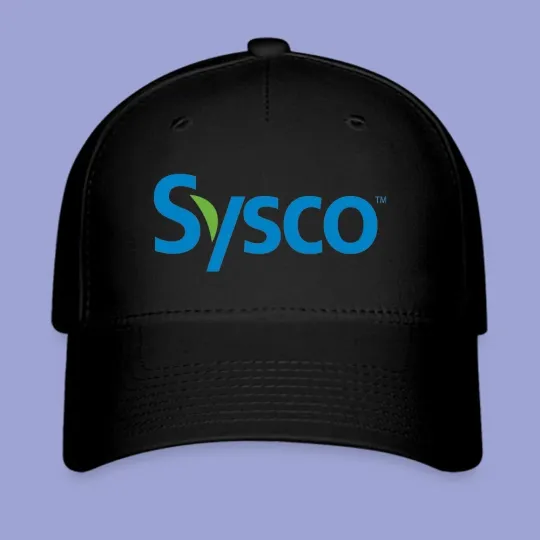 Discover SYSCO Corporation Black Twill Baseball Cap