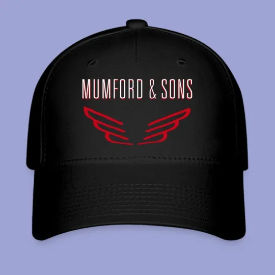 Mumford And Sons Black Twill Baseball Cap