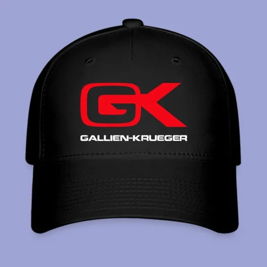 Discover Gallien-Krueger Baseball Cap Black Twill Hat