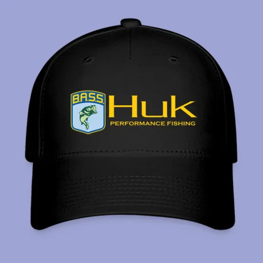 Discover HUK Bass Fishing Cap Black