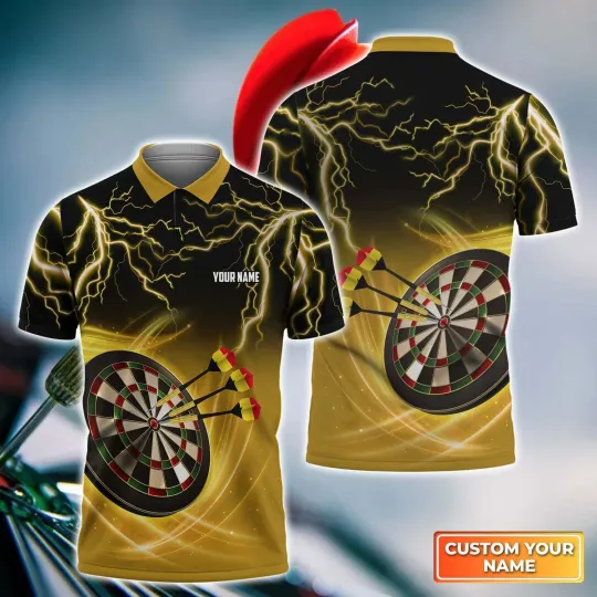 Discover Belgium Flag Dart 3D Polo Shirt For Darts Player, Dart Shirt, Sports Shirt