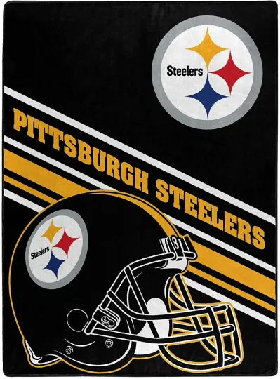 Discover Pittsburgh Steeler Plush Design Blanket-football