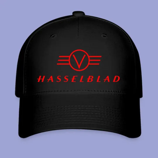 Discover Hasselblad V Red Black Twill Baseball Cap
