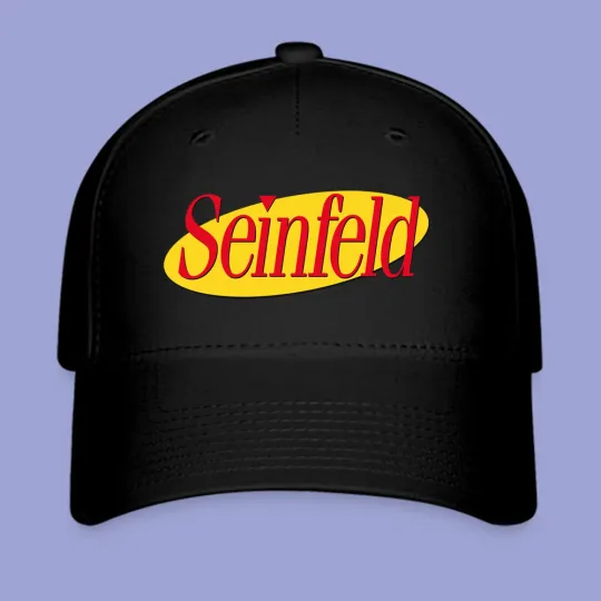 Seinfeld Retro TV Show Black Twill Baseball Cap