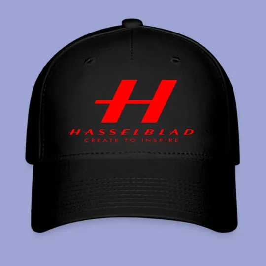 Discover Hasselblad Camera Red Black Twill Cap Baseball Cap