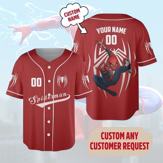 Discover Spider-Man Comic Baseball Jersey, Retro Marvel Avengers Shirt, Spiderman Baseball Jersey, Classic Superhero Shirt
