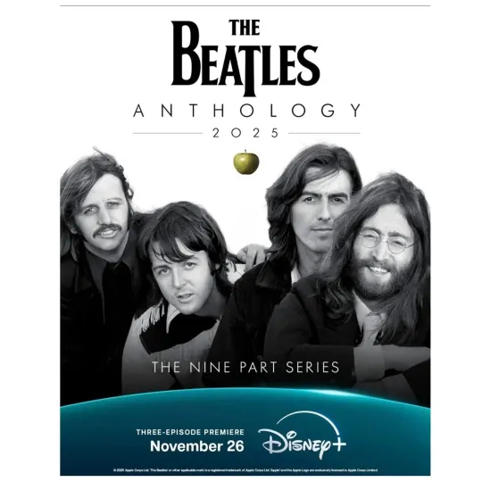 The Beatles Anthology 2025 Disney Plus Series Poster
