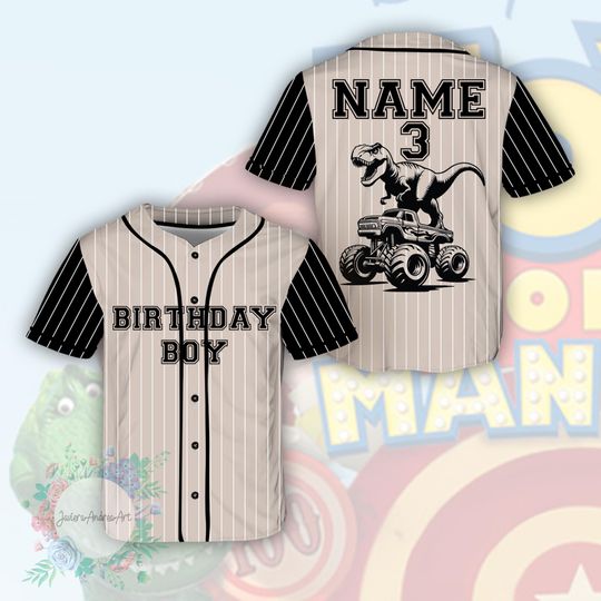 Discover Rex Toy Story Baseball Jersey, Mickey Balloon Jersey, T Rex Birthday Gift for Him, Disney Family Shirt, Kids Adult Dinosaur Jersey.