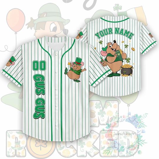 Discover Personalized Chip And Dale St. Patricks Day Baseball Jersey, Double Trouble Tee, Hollywood Studios Trip Shirt.