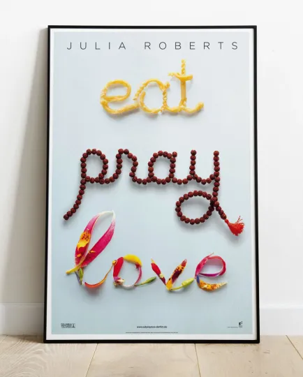 Discover Eat Pray Love Movie Photo Poster " Vertical Premium Matte