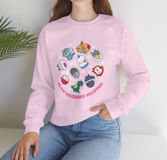 Discover Love and Deepspace Crewneck Sweatshirt: Claw Machine Graphic, Soft Cotton Blend