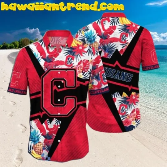Discover Cleveland Football Tropical Season Aloha Hawaiian Shirt