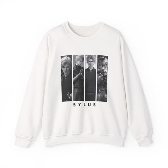 Discover Sylus Love and Deepspace Monochrome Grid Sweatshirt, Sylus Lads Vintage, Sylus Love and Deepspace Unisex Heavy Blend  Crewneck Sweatshirt