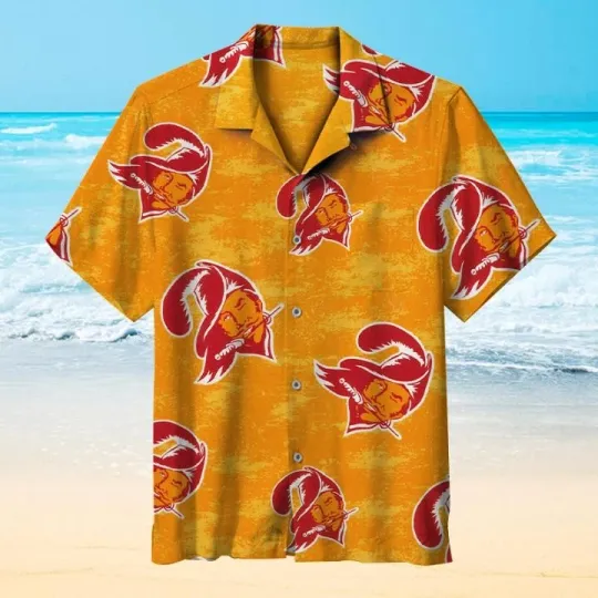 Discover football Tampa Bay Hawaiian Shirt Regular Fit Short Sleeve