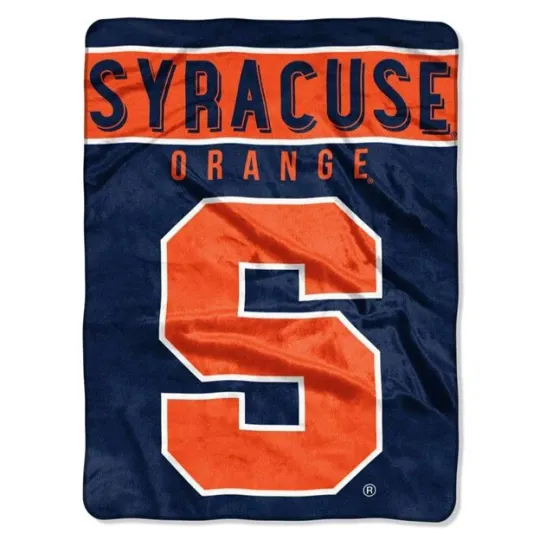 Discover Syracuse Orange plush Blanket-Basic Design - NCAA