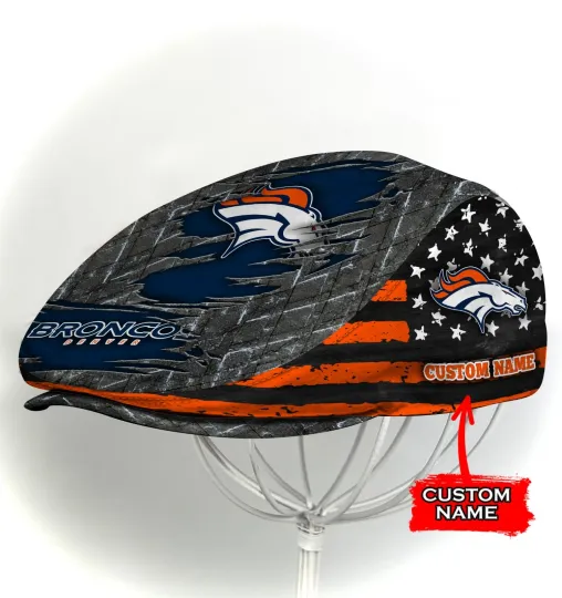 Discover Denver Team Broncos Jeff Cap football Jeff Cap football Driving Cap football Golf Cap For Men