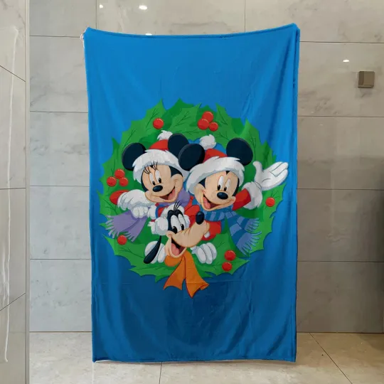 Discover Disney Minnie And Mickey Disneyland Gifts Fleece Blanket