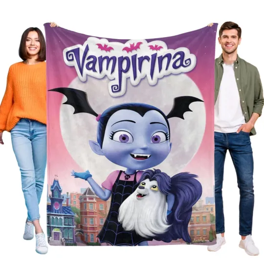 Discover Disney Vampirina Blanket Disneyland Christmas Fleece Blanket