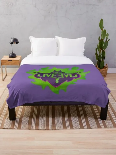 Disney Maleficent Mal Descendants Long Live Cozy Fleece Blanket