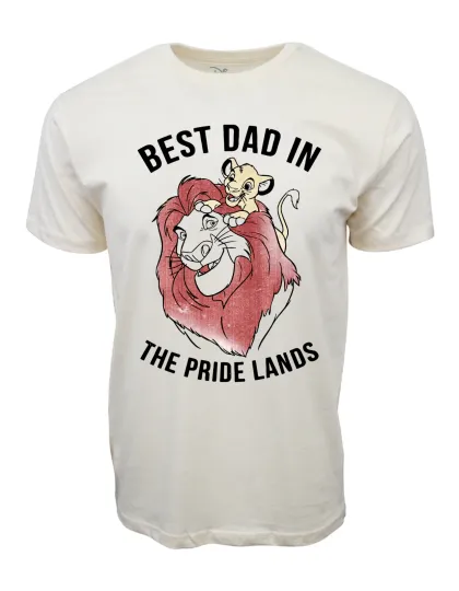 Discover DISNEY LION KING  BEST DAD IN THE PRIDE LAND SHORT SLEEVES T SHIRT