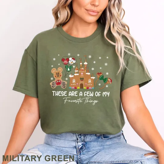 Discover Disney These Are A Few Of My Favorite Things Christmas Shirt, Castle Tee 203799