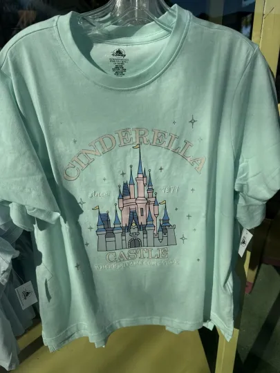 Discover Disney parks 2026 WDW Cinde Castle T Shirt Size Small New