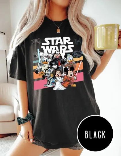 Discover Disney Star Wars Mickey And Friends  T-Shirt Unisex