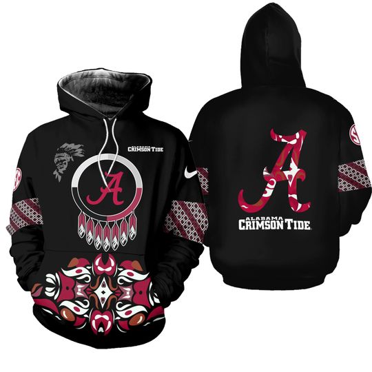 Albm Crimson Tide Football 3D Hoodie
