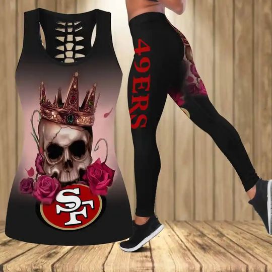 San Francisco 49ers Combo Tank Top And Leggings