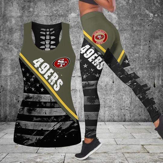 San Francisco 49ers Combo Tank Top And Leggings