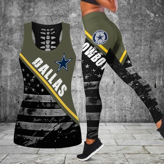 Dallas Cowboys Combo Tank Top And Leggings