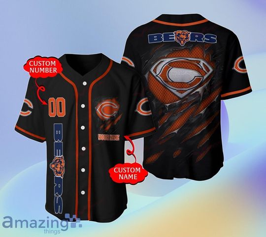 Custom Bears jersey mens Shop Chicago Bears football baseball Jersey