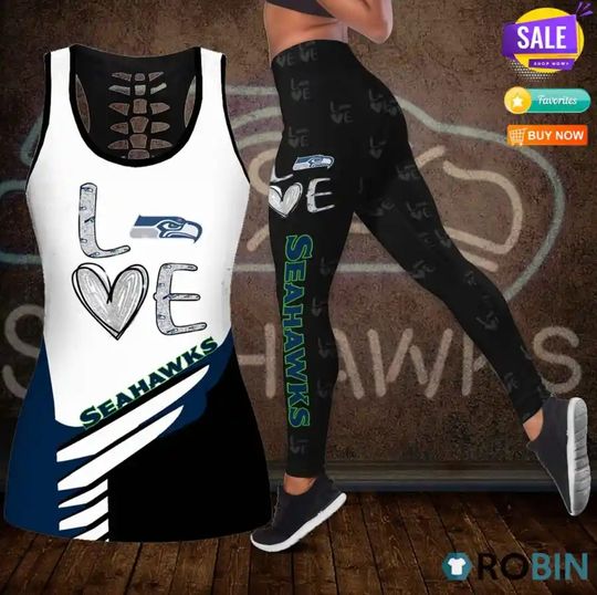 Seattle Seahawks Leggings And Tank Top