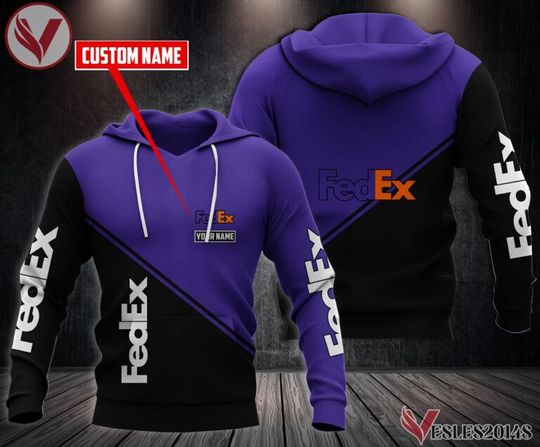 Personalized Fedex 3D Hoodie, Unique Gifts For Employee