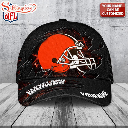 Personalized Name Cleveland Browns Classic Baseball Cap For Fans