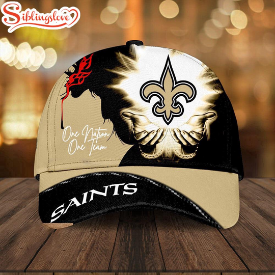 New Orleans Saints One Nation One Team Classic Baseball Cap For Fans